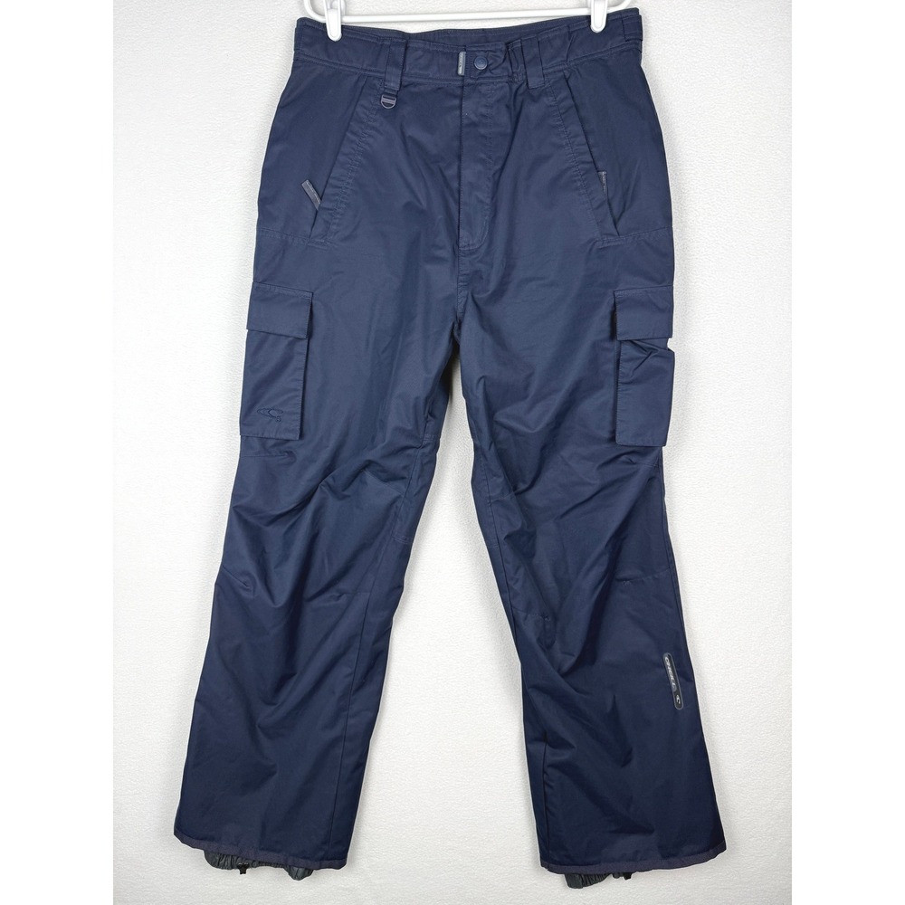O'Neill Snow Pants Mens Large Navy Blue Cargo 5000mm Waterproof Insulated Ski